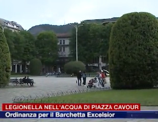Piazza Cavour, legionella in due campioni d’acqua