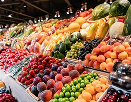Acido ipocloroso per la sanificazione di frutta e verdura fresca
